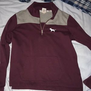 Victoria’s Secret PINK Quarter Zip sweater